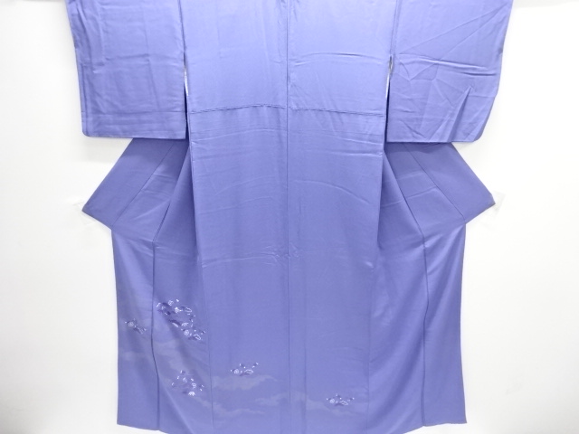 寿光織　松竹梅模様刺繍訪問着